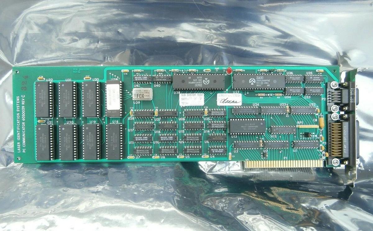 Used Laser Identification Systems 6050029 PC Communicator PCB Lumonics LW-CO2 Used