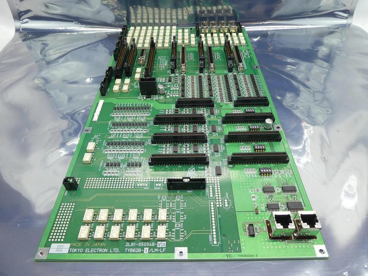 Used TEL Tokyo Electron 2L81-050048-V3 Interface PCB TYB62B-1/LM-LF Working Surplus