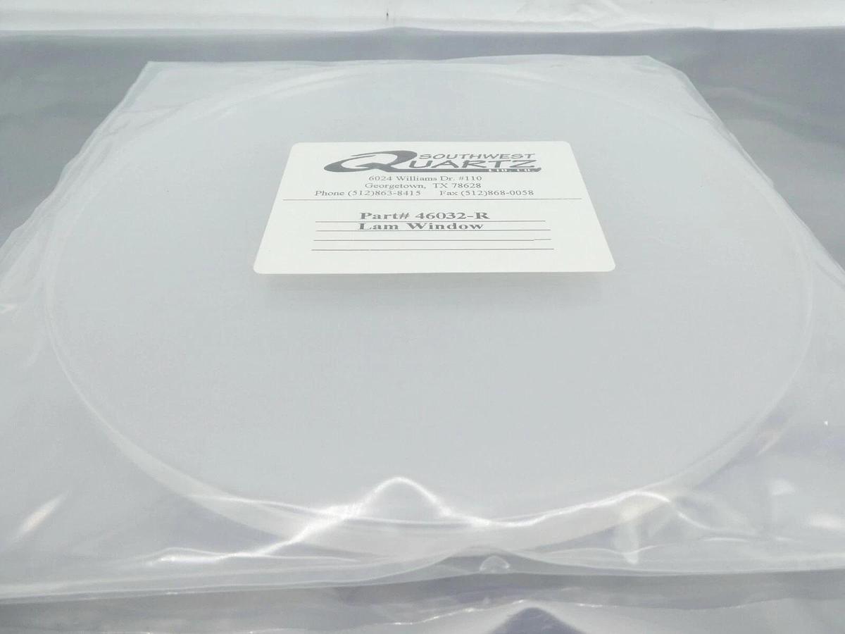 Refurbished Southwest Quartz 46032-R Quartz Window Disk Lam Research Refurbished Surplus