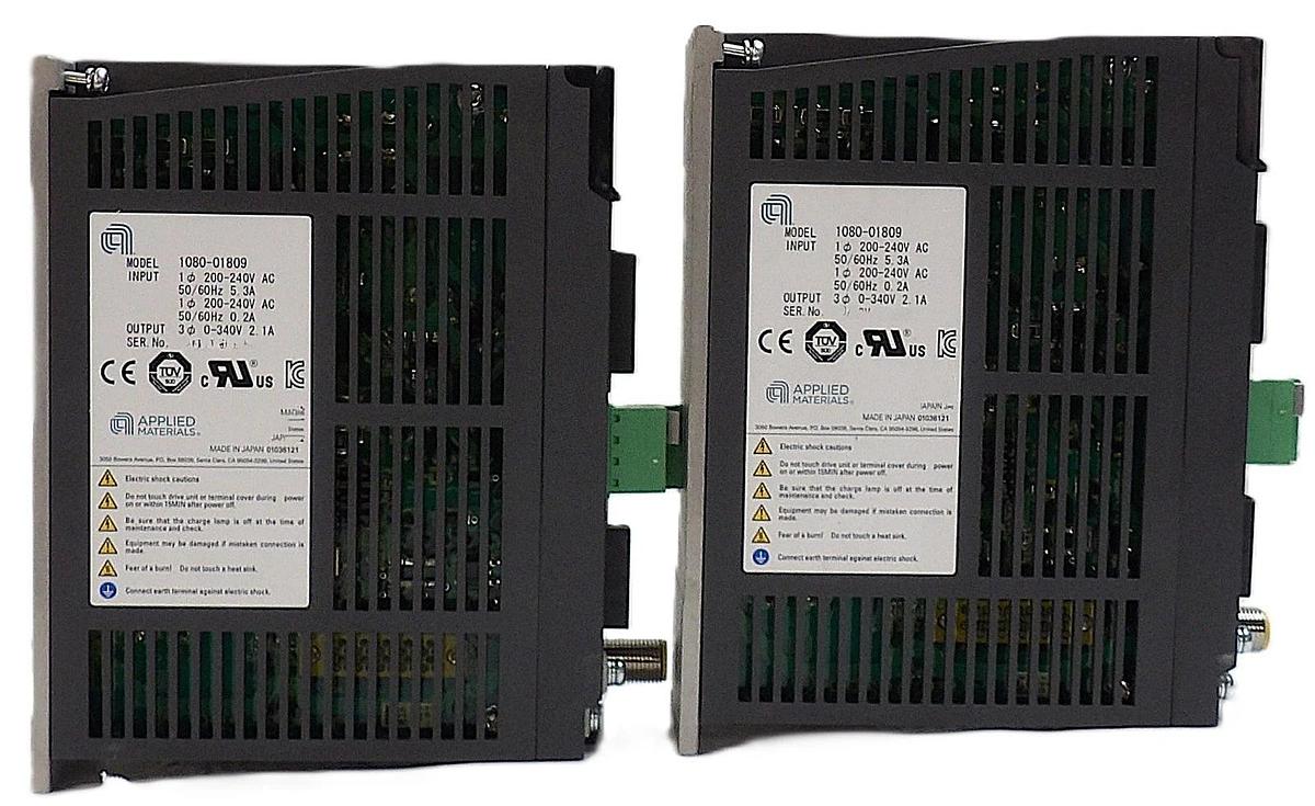 Used AMAT Applied Materials 0190-83797 Servo Drive 1080-01809 Lot of 2 Working