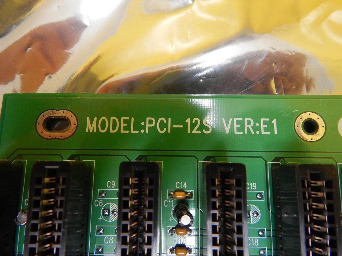Used PCI Industrial Computers PCI-12S Backplane Board PCB Used Working