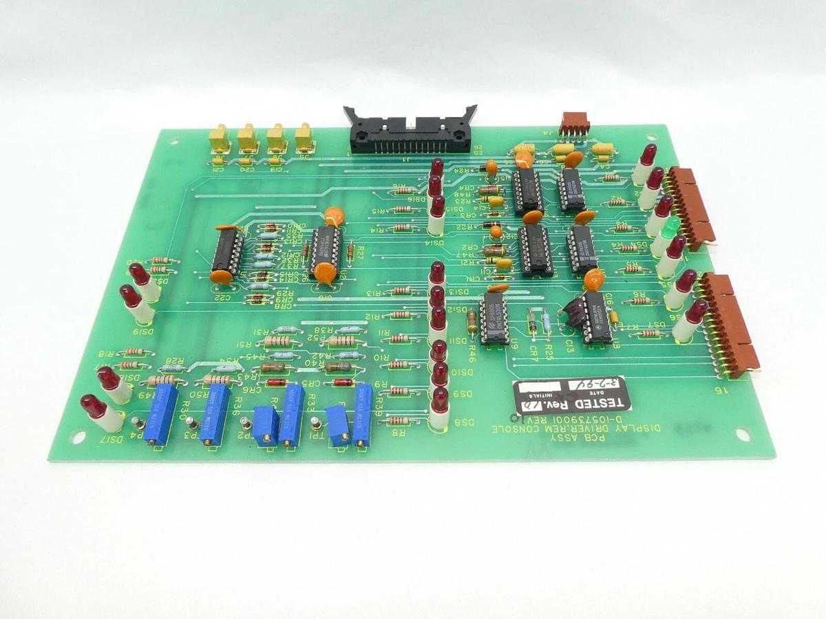 Used Varian Semiconductor VSEA D-105739001 Display Driver PCB REM Console Working