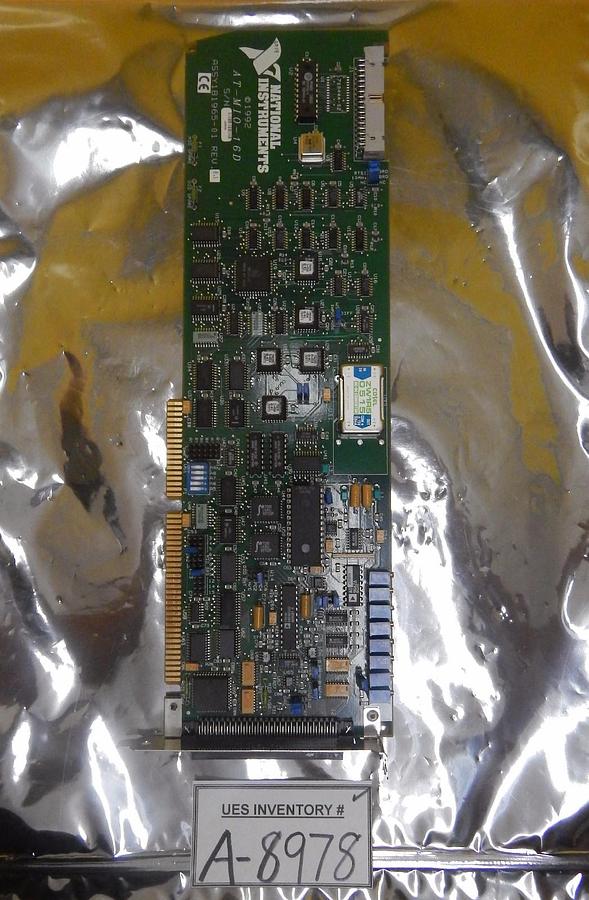 Used National Instruments AT-MIO-16D Multifunction DAQ PCB Card 181965-01 Used