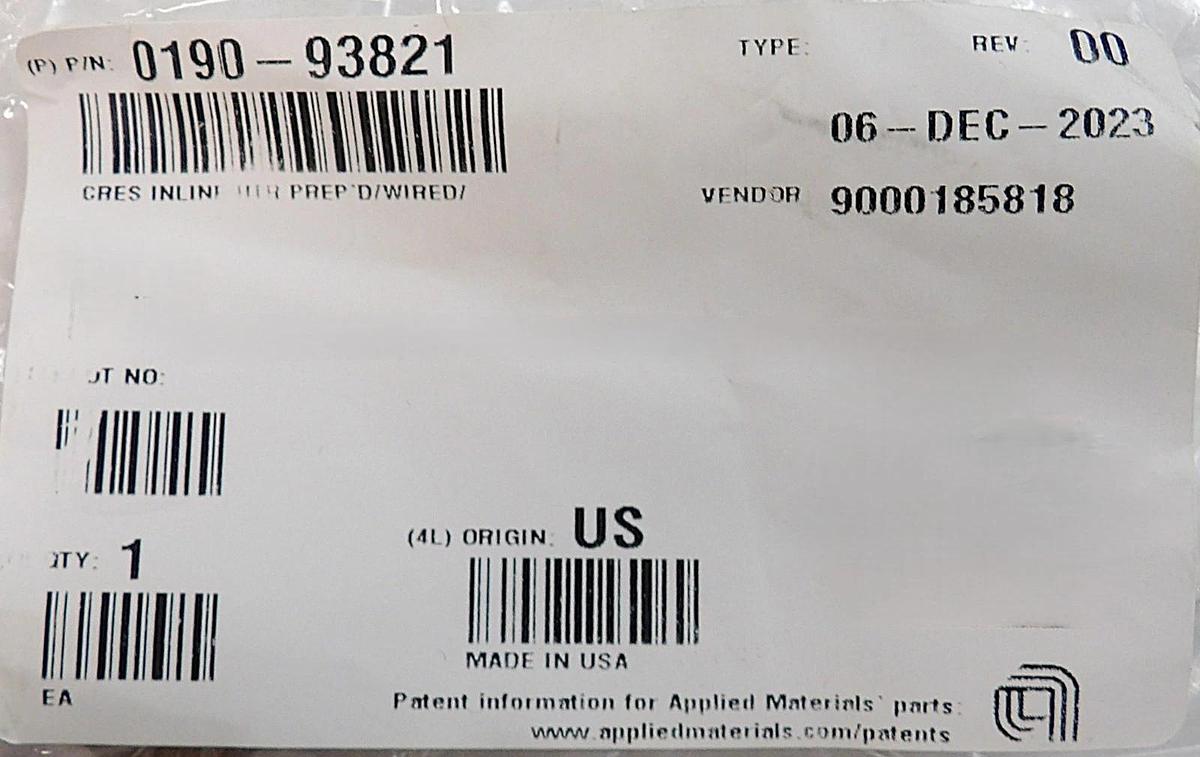 Infinity Thermal CRES-ILB-208-0040-AM-FS_1X CRES IL Inline Heater New Surplus