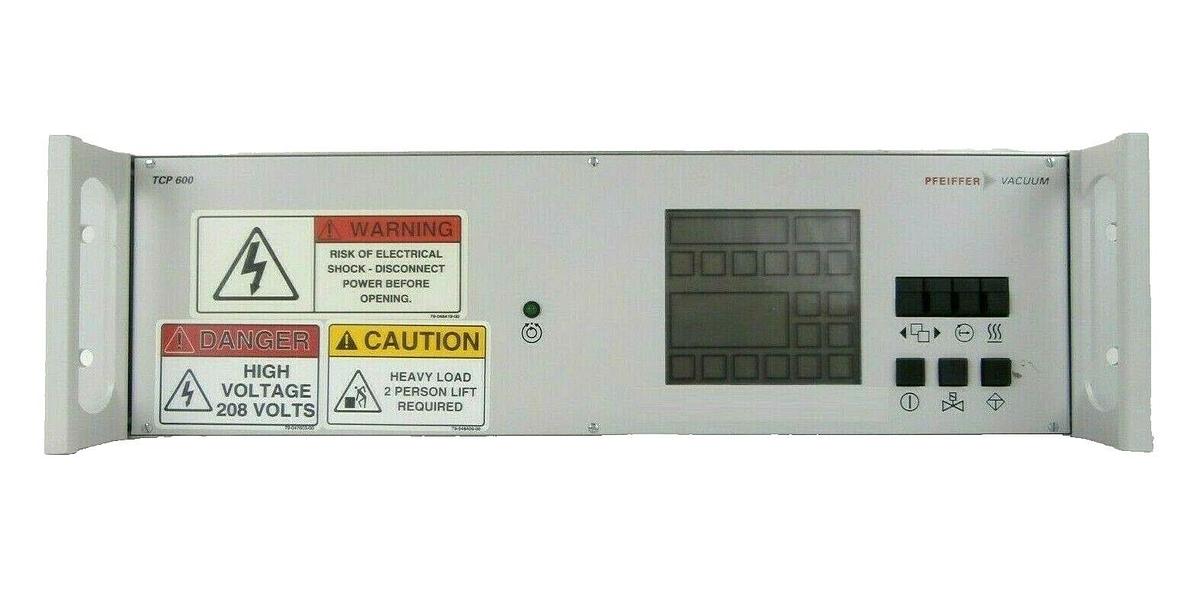 Used TCP600 Pfeiffer PM C01 320 C Turbomolecular Pump Controller Turbo Tested Working