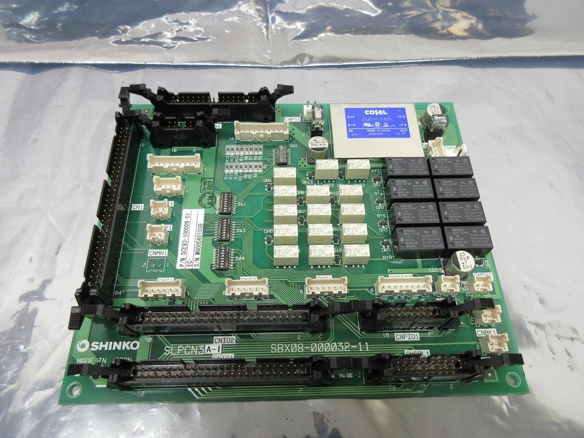 Used Shinko Electric SCE93-100009-C1 Interface PCB SLPCN3A-1 SBX08-000032-11 Working