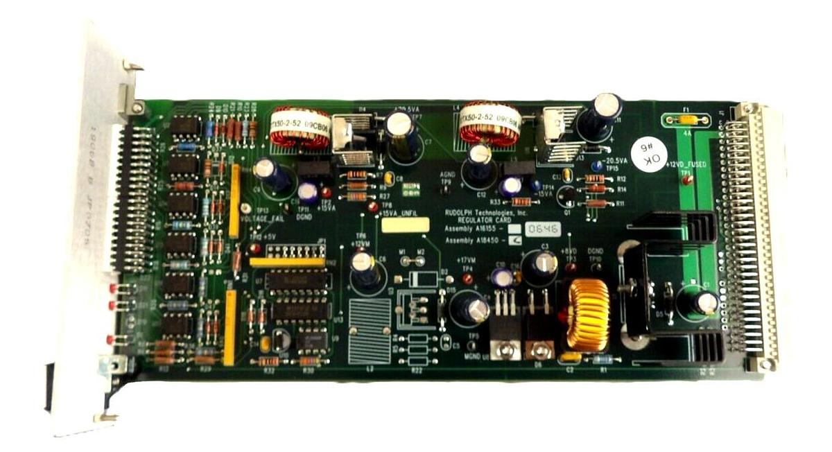Used Rudolph Technologies A16154-D MP Meta Pulse Regulator Card PCB A16155 Working