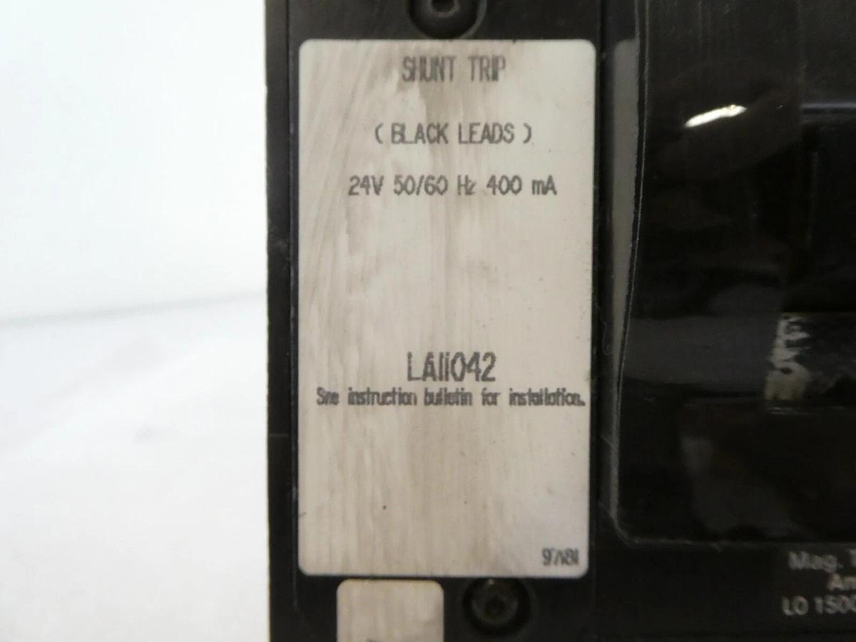 Used Square D LAF363001441 Circuit Breaker 300A LAII042 LAII212 Working Surplus