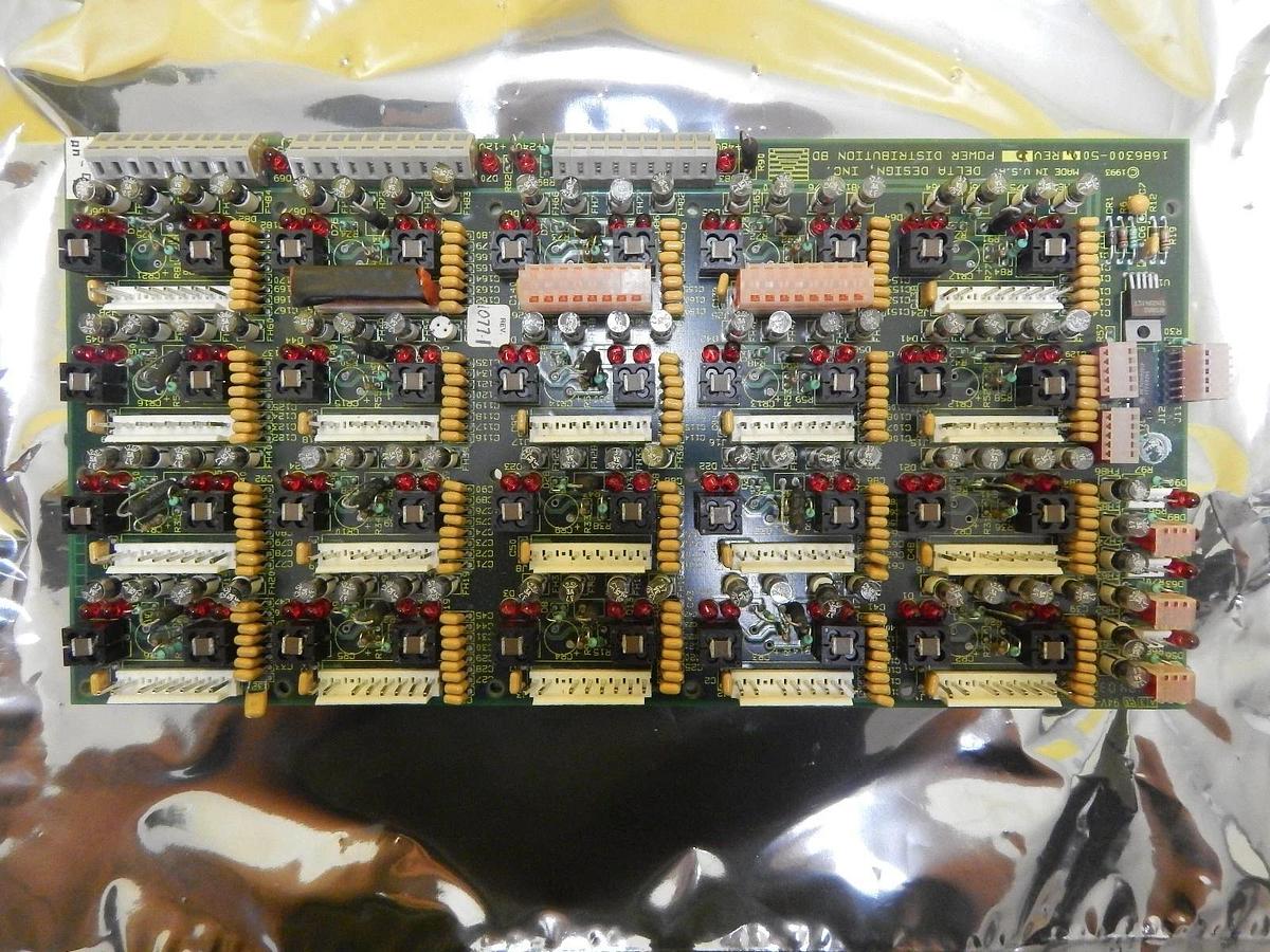 Used Delta Design 1686300-502 Power Distribution Board PCB 1686299 Used Working