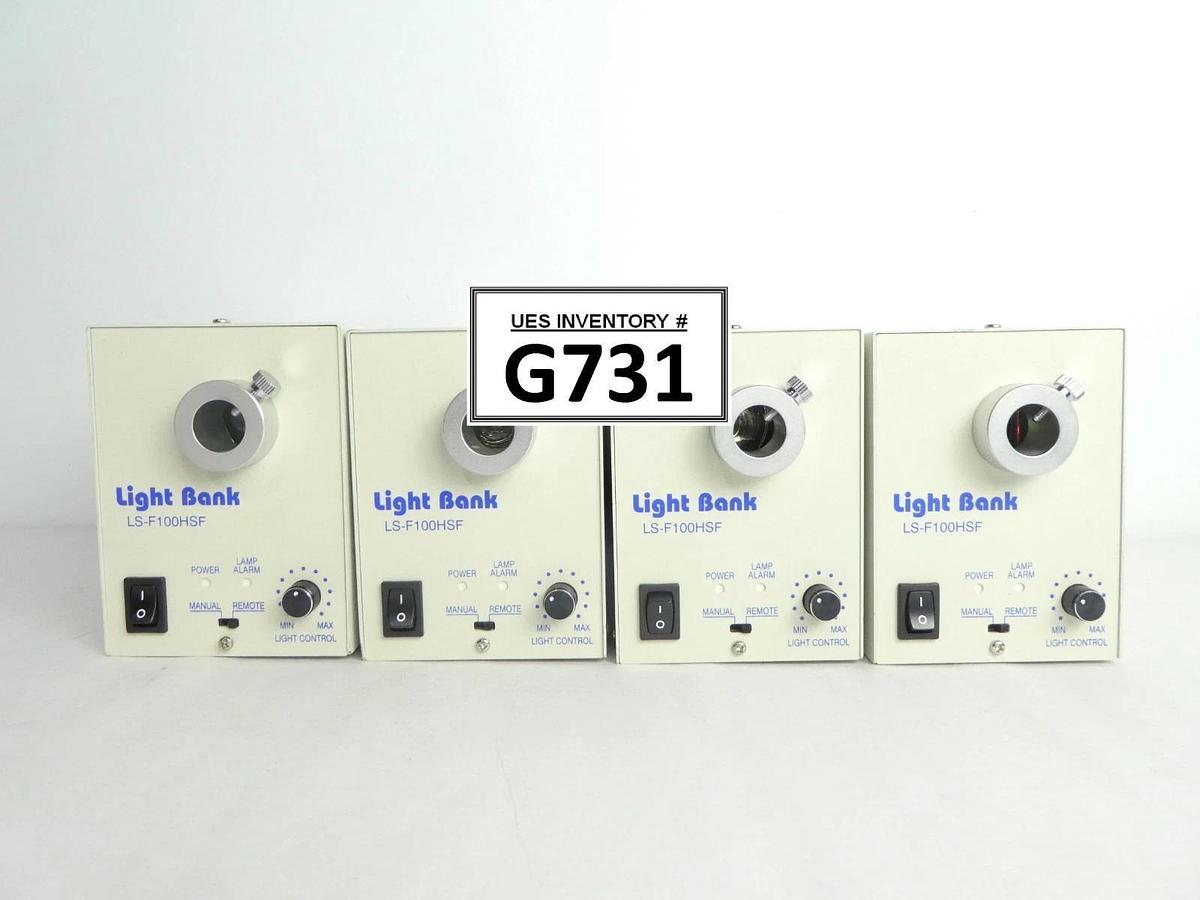 Used Light Bank LS-F100HSF Light Source Reseller Lot of 4 Used Working
