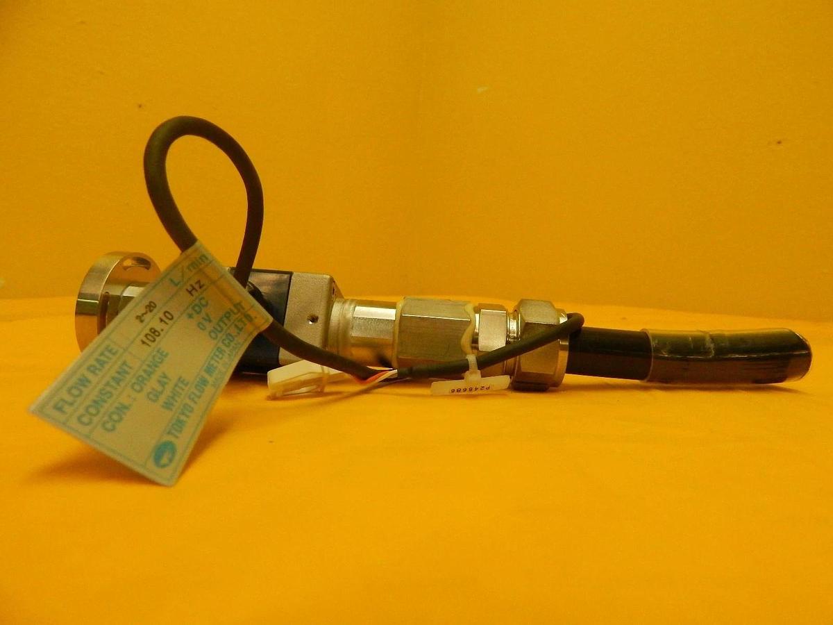 Used Tokyo Flow Meter HF-M30 Helical Inline Flow Meter 2~20L/min Used Working