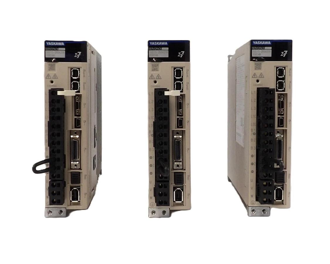 Used Yaskawa Electric SGD7S-2R8A20A Servo Drive SERVOPACK 200V Lot of 3 Working