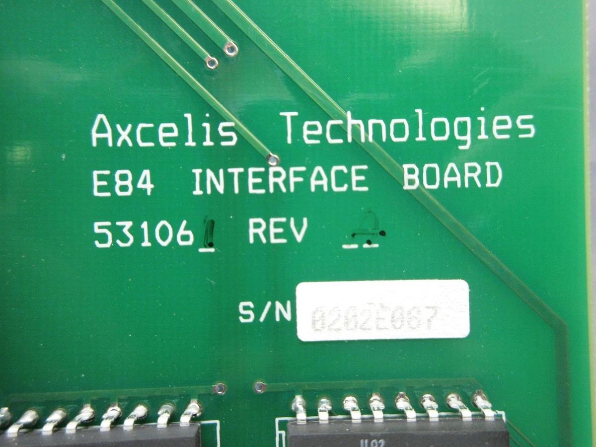 Used Axcelis Technologies 531061 E84 Interface Board PCB Nikon NSR System Used