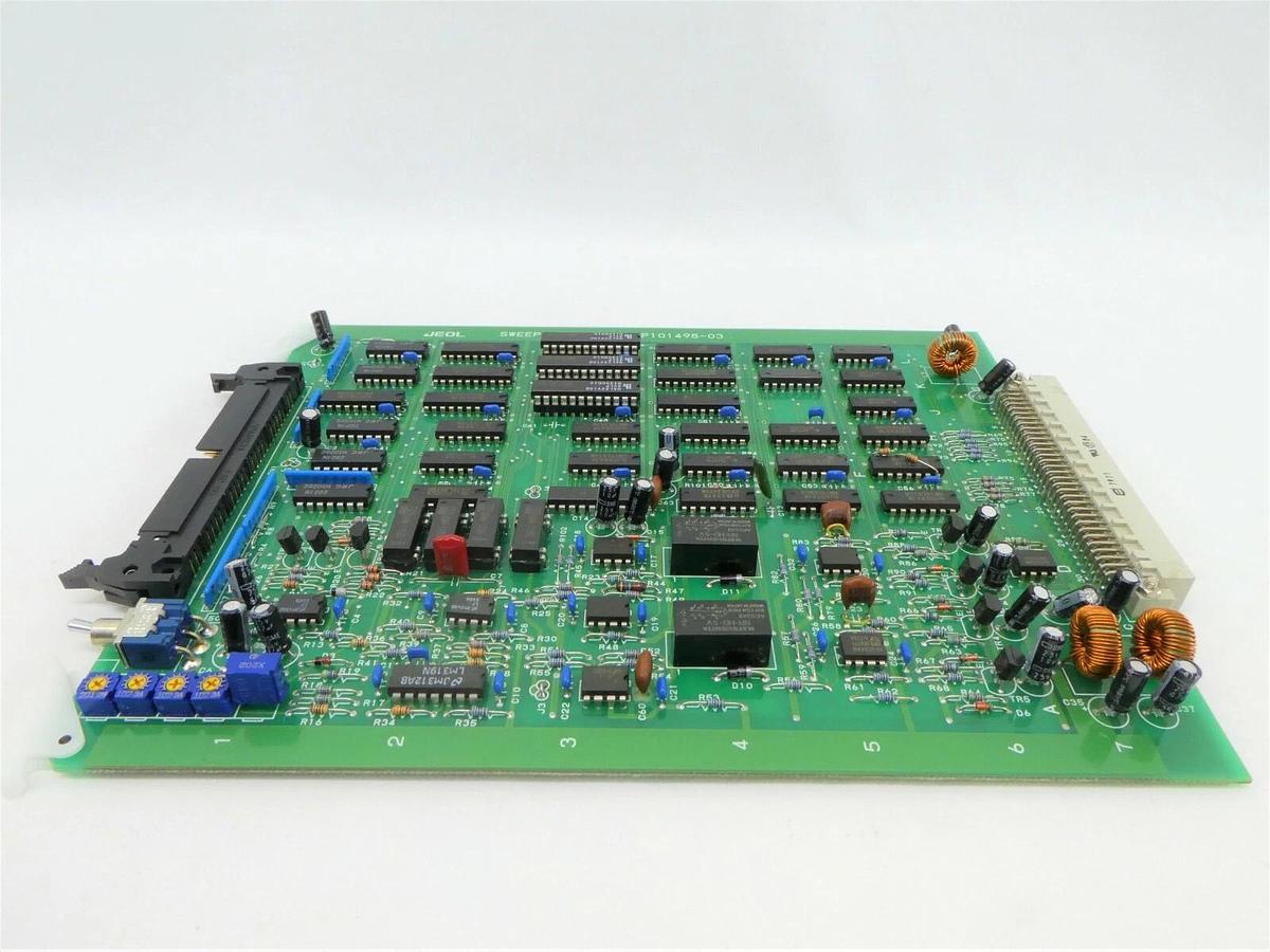 Used JEOL BP101498-03 SWEEP GEN PB(2) PCB Card JWS-7555S Wafer Review SEM Working