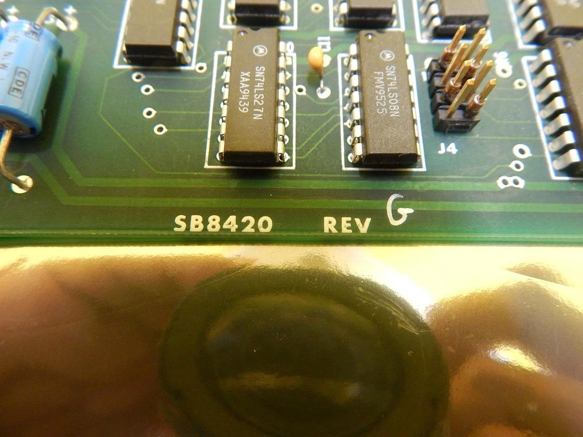 Used Micro/Sys SB8420 PCB Card 2100-0085 SER2 AG Associates 7100-5190-02 4100s Used