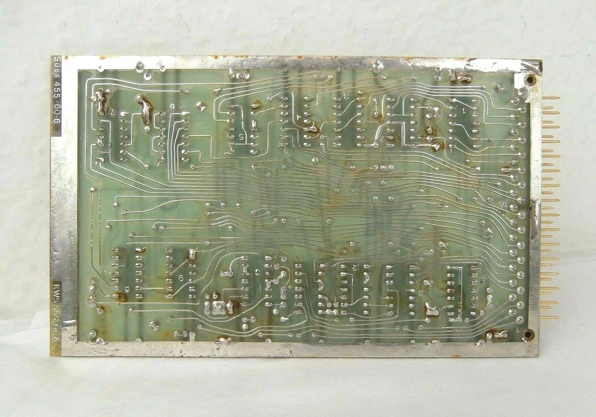 Used Karl Suss 455-60-6 PCB Card 559.6cA MJB 55 Wafer Mask Aligner Working Surplus