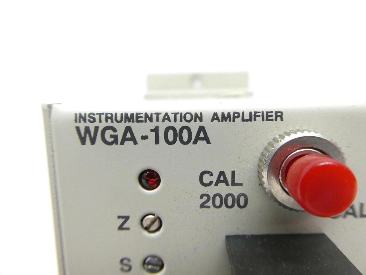 Used Kyowa 122100040 Instrumentation Amplifier WGA-100A Hitachi M-712E Working Spare