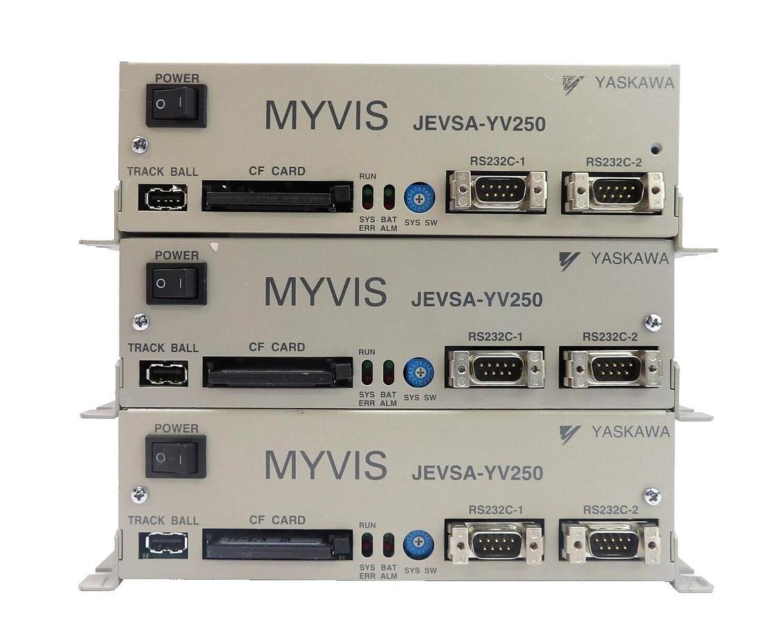 Used Yaskawa JEVSA-YV250-E Vision Controller MYVIS Reseller Lot of 3 Working Surplus