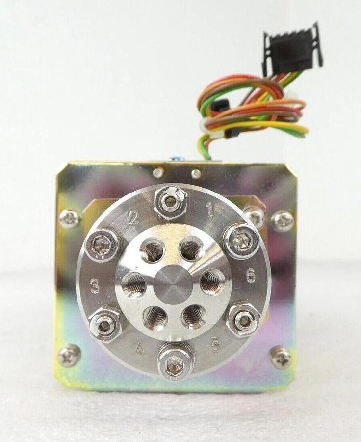 Used Shimadzu 228-46169-94 6-Port Valve and Motorized Assembly 103G714-01G1 Working