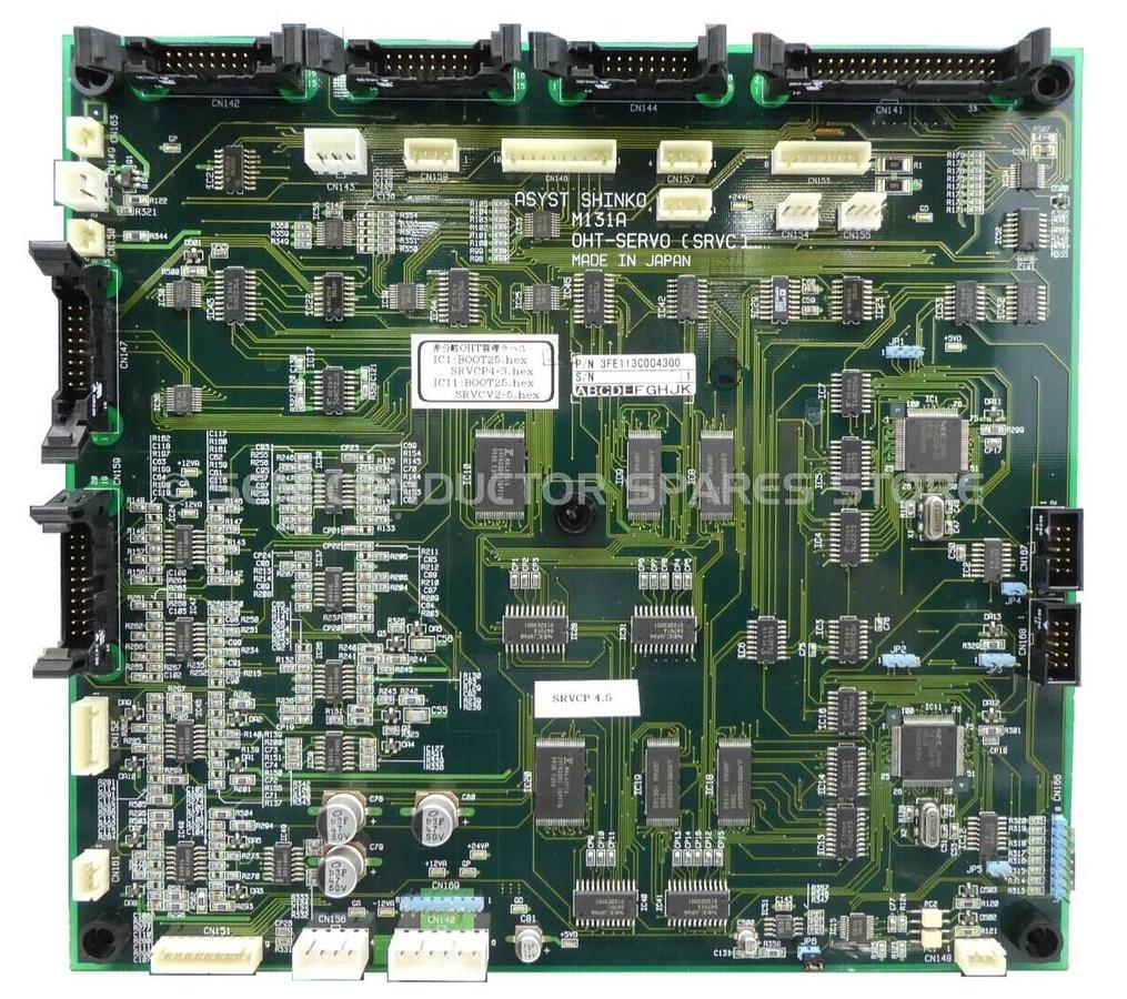 Used Shinko Electric 3FE113C004300 PCB OHT-SERVO (SRVC) M131A SRVCP 4.5 Working Spare