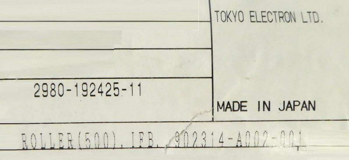 TEL Tokyo Electron 2980-192425-11 Interface Block Roller 902314-A002-001 New