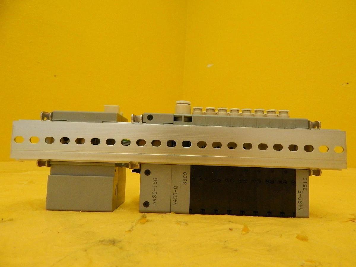 Used CKD N4S0-T56 8-Port Pnuematic Manifold OPP3-1H Lot of 2 Used Working