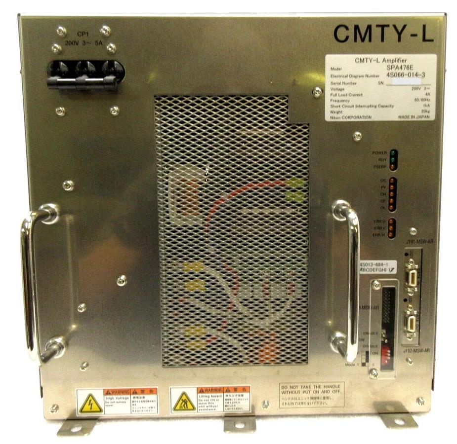 Used Nikon 4S066-014-3 CMTY-L Amplifier Module SPA476E 4S013-684-1 NSR Series Working