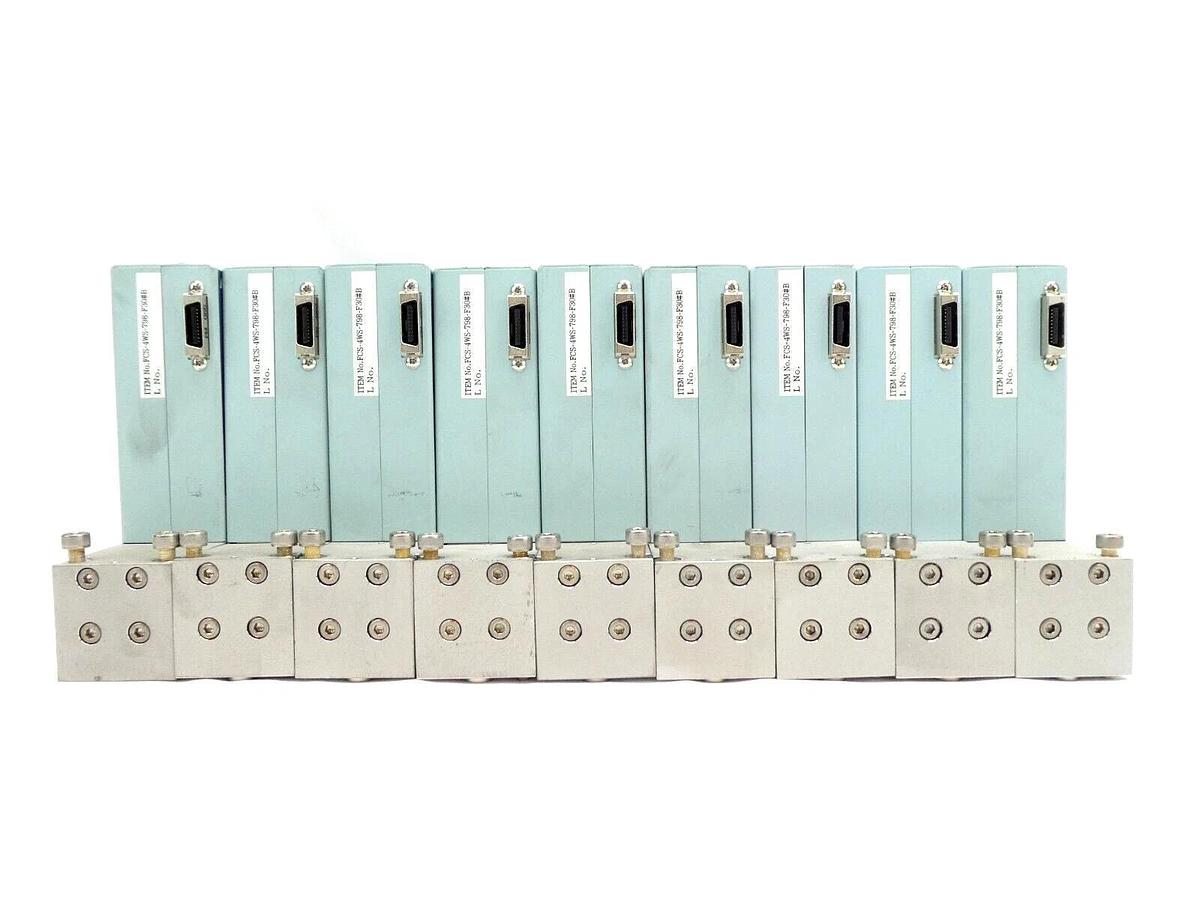 Used Fujikin FCS-4WS-798-F30#B Mass Flow Controller MFC Reseller Lot of 9 Working