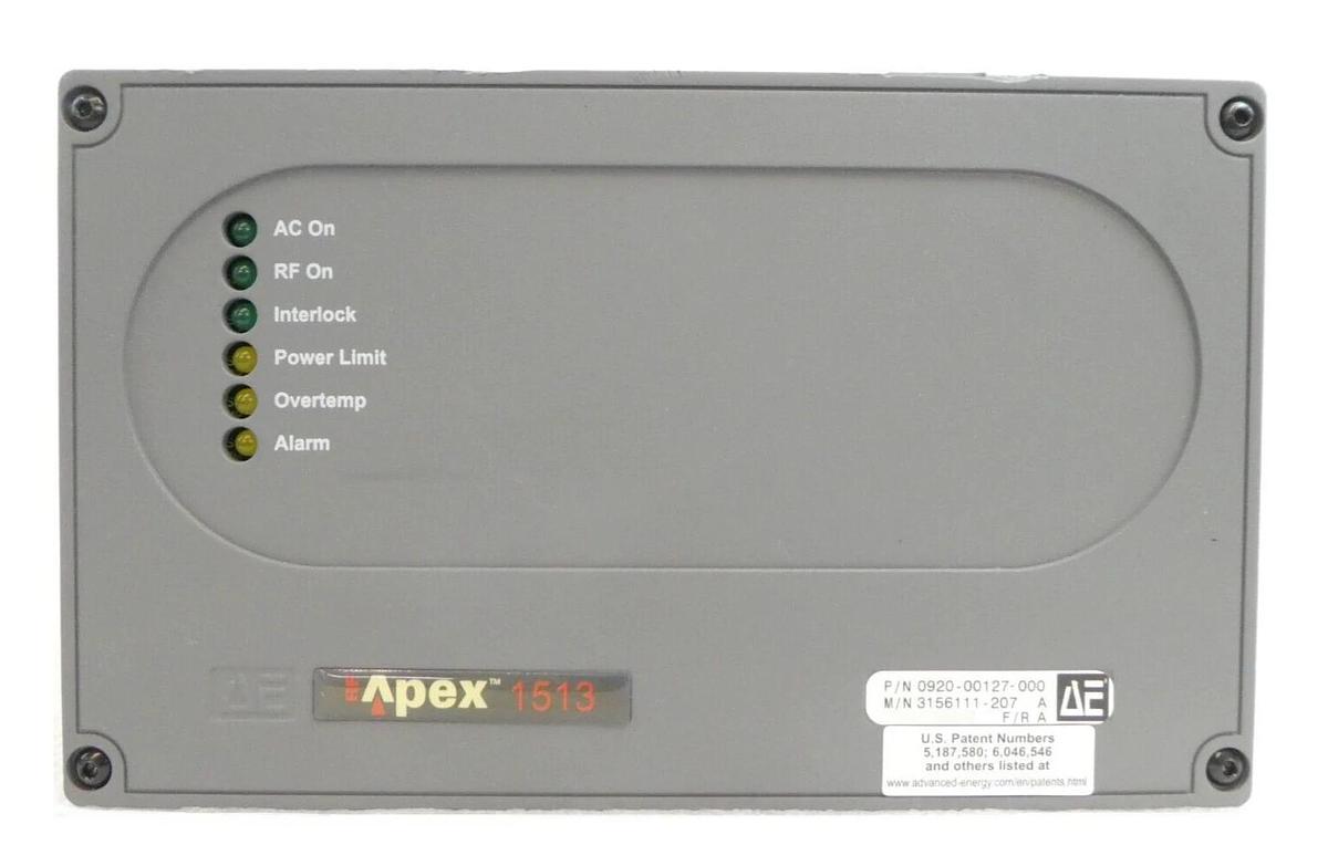 Used Apex 1513 AE Advanced Energy 3156111-207 1.5kW RF Generator AMAT Tested Working