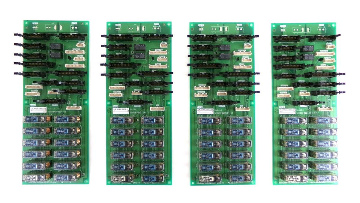 Used Sinfonia Technology SBX08-000134-11 SLDIL1 PCB SBX93-100222-11 Lot of 4 Working