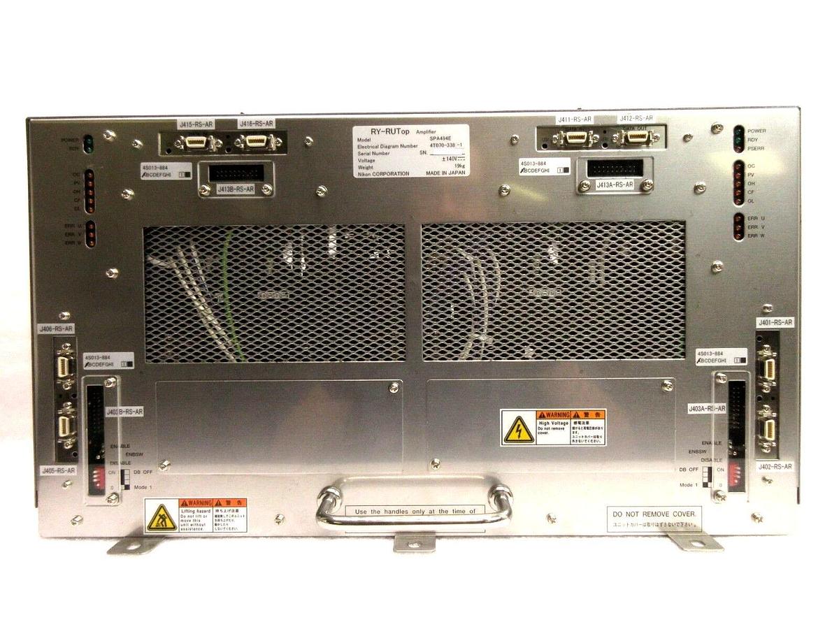 Used Nikon 4T070-338-1 RY-RUTop Amplifier Module SPA494E 4S013-884 NSR Series Working