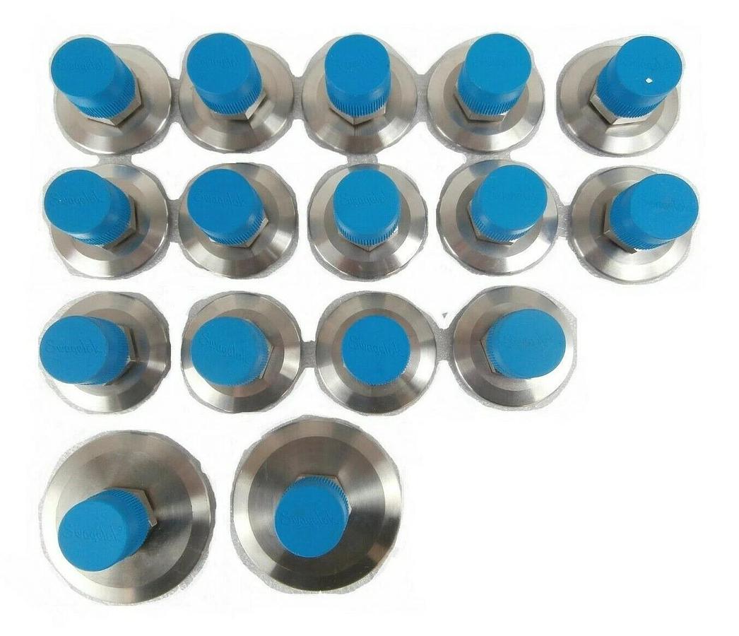 Swagelok NW to MNPT Vacuum Adapter NW40 and NW50 to 1" MNPT Lot of 16 New Spare