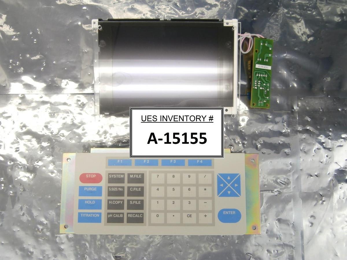 Used Hiranuma Sangyo D850536 Operator Interface Keypad LCD Panel PCB Assembly AS-200