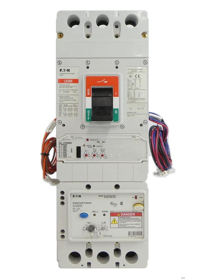 Refurbished Eaton LGE3630NN 3 Pole Industrial Circuit Breaker L630E ELLBN3400W Working