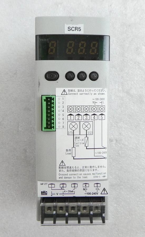 Used RKC THV-1PZ030-8*HN-9 Single Phase Power Control Unit THV Lot of 8 Working