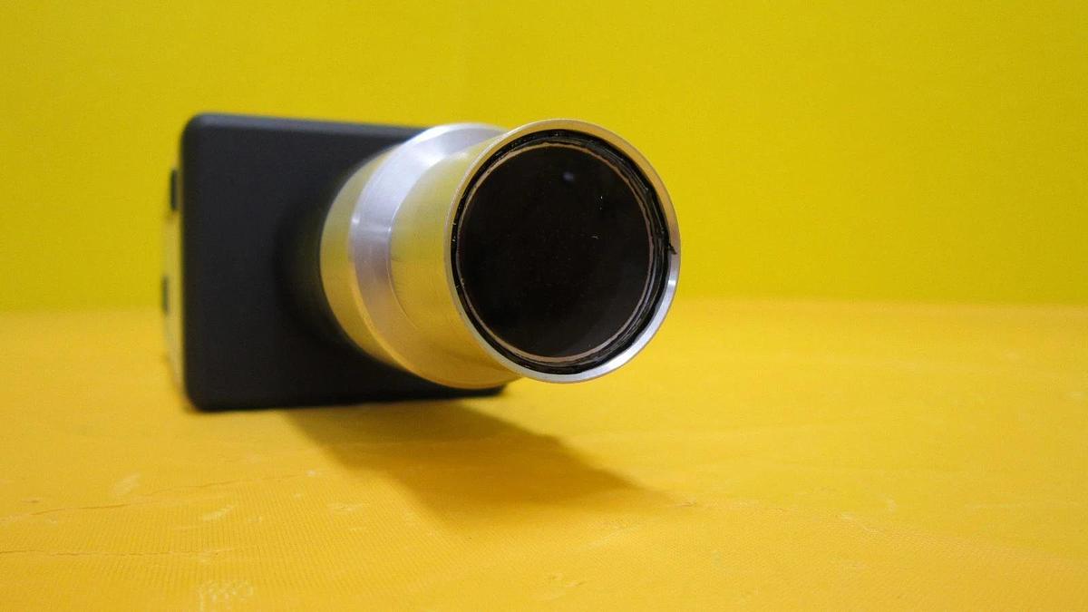 Used Javelin JE-7442 ULTRICHIP CCD Camera with Microscope Zoom Lens Working Surplus