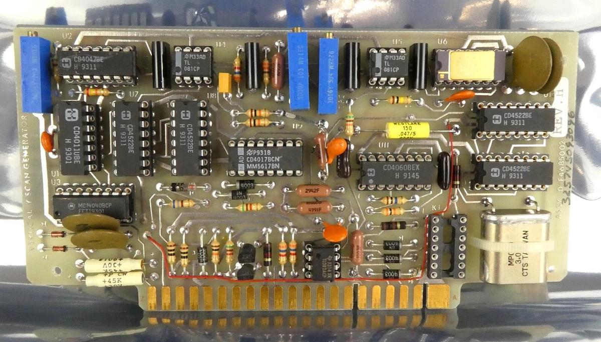 Used Varian VSEA D-F4685002 Vertical Y Scan Generator PCB Card Working Surplus