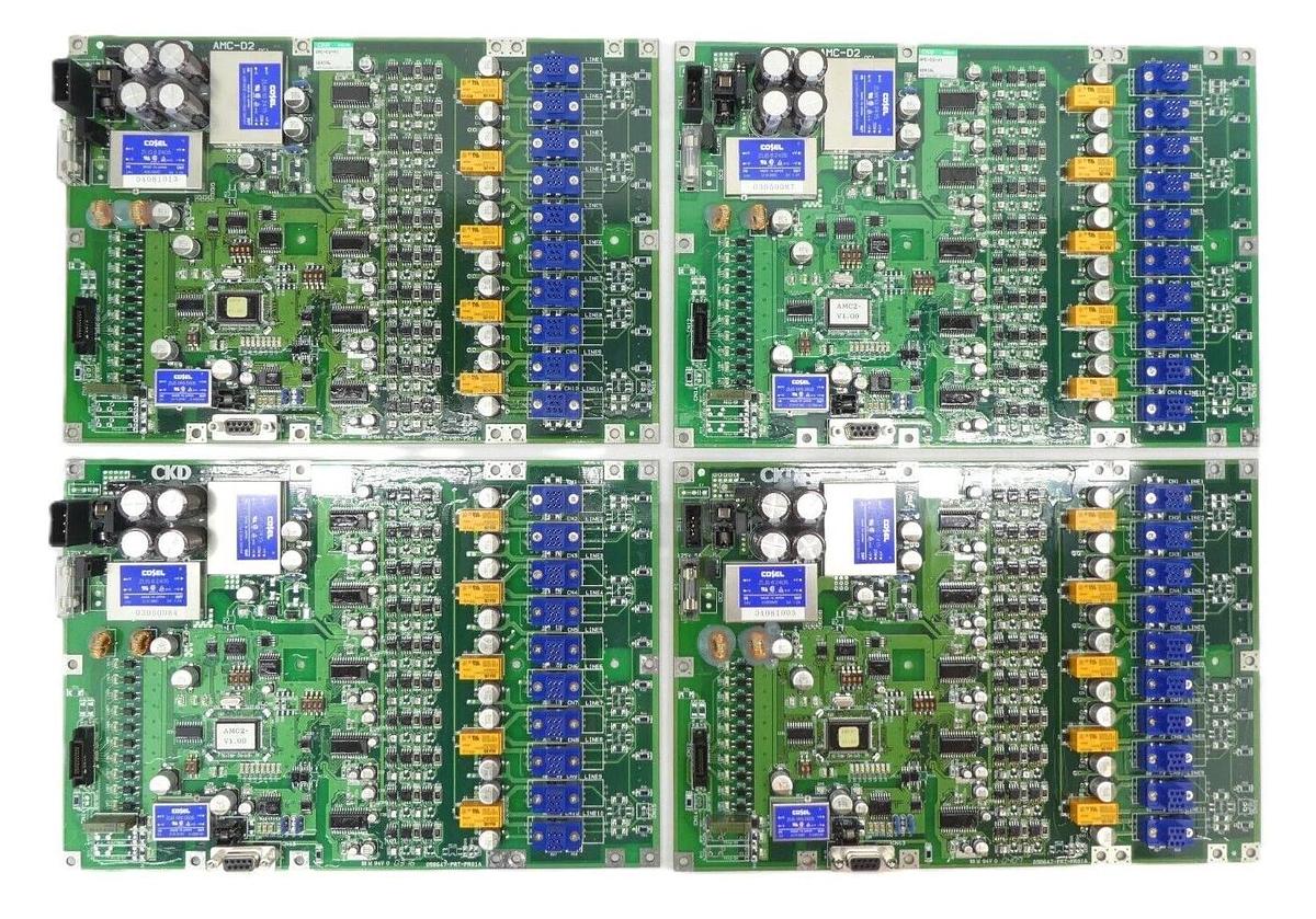 Used CKD 098647-PRT-PR01A Pump Control PCB AMC-D2-X1 Reseller Lot of 4 Working Spare