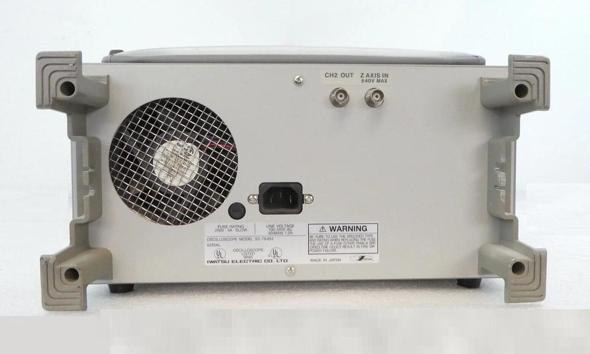 Used Iwatsu Electric SS-7840H Portable 470MHz Analog Oscilloscope Spare Surplus