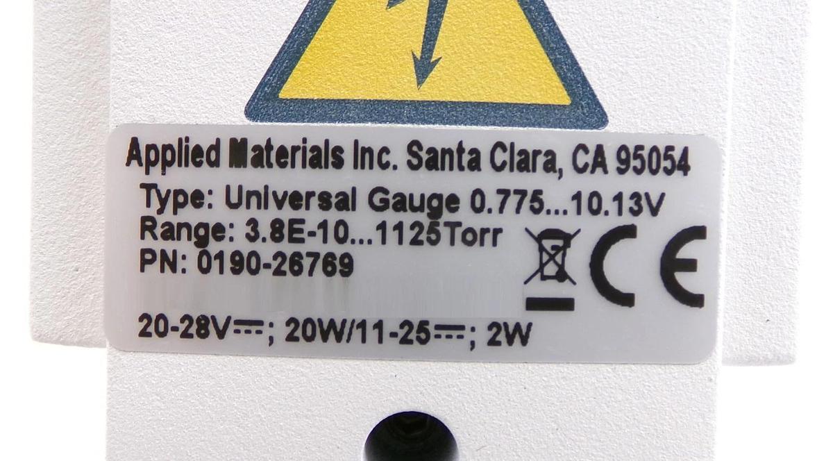 AMAT Applied Materials 0190-26769 Universal Gauge Lot of 2 New