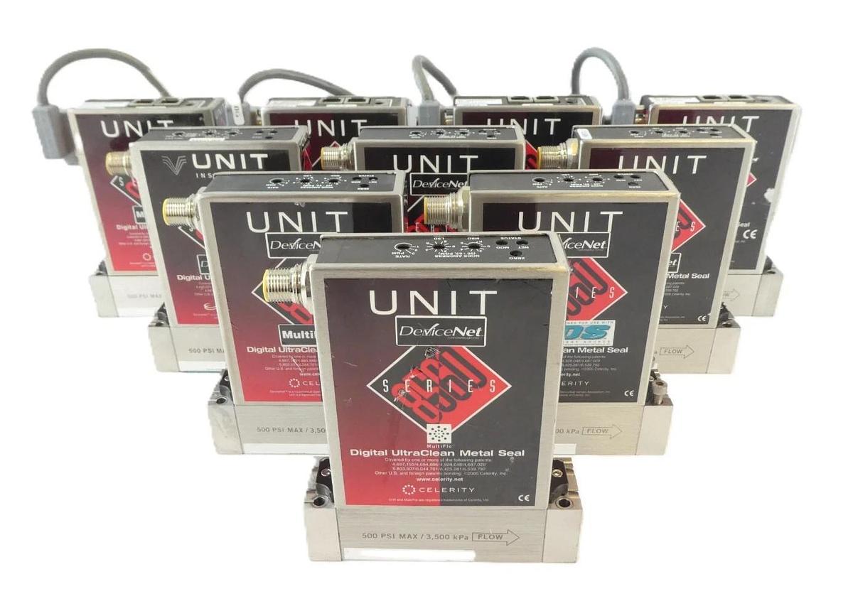 Used UNIT 8560 Series Mass Flow Controller MFC UFC-8561C UFC-8564 UFC-8565 Lot of 10