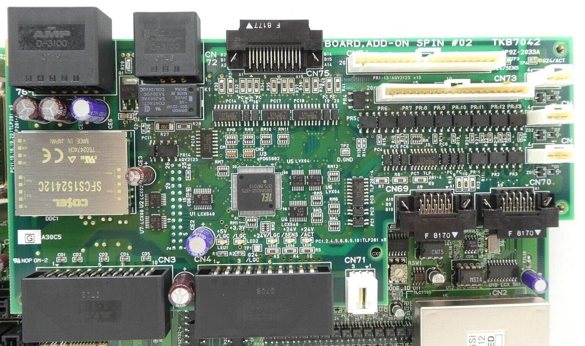 Used TEL Tokyo Electron AP9E-0858E IO Spin #01 PCB TKB7000 TKB7042 Reseller Lot of 2