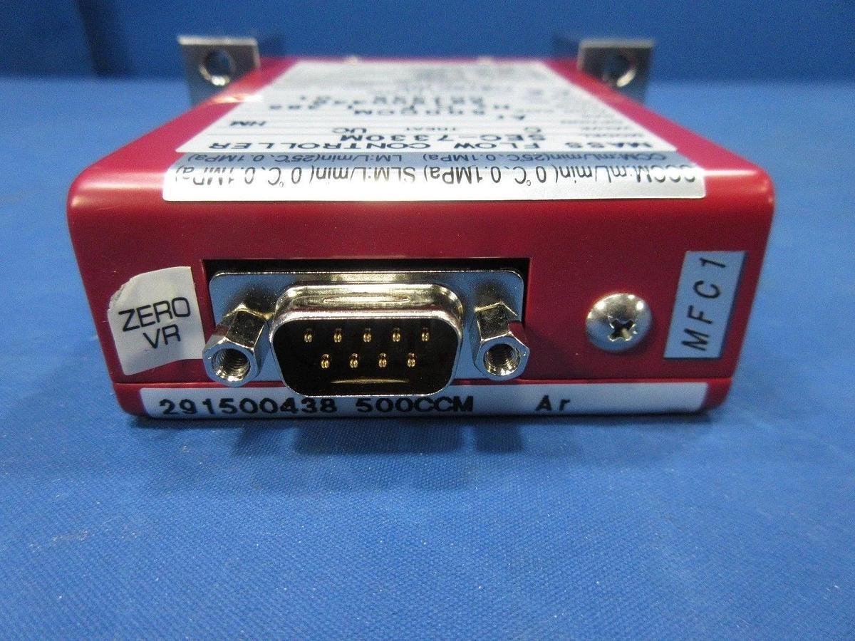 Used Horiba STEC SEC-7330M Mass Flow Controller Ar 500CCM Lot of 2 Used Working