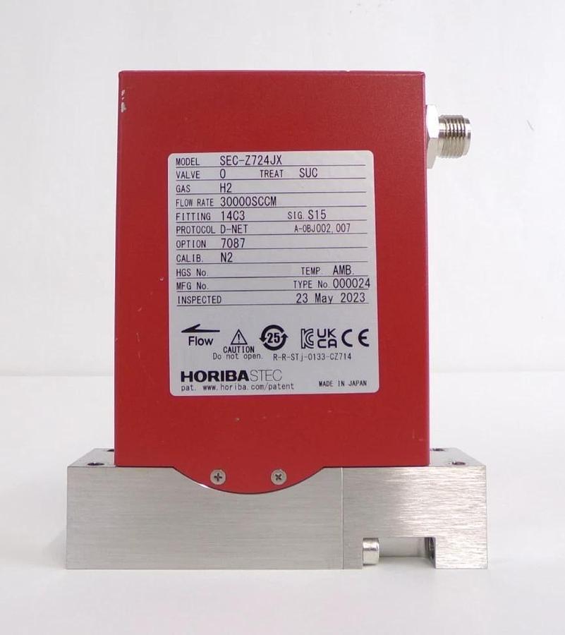 Used Horiba STEC SEC-Z724JX Mass Flow Controller MFC 30000 SCCM Lot of 2 Working