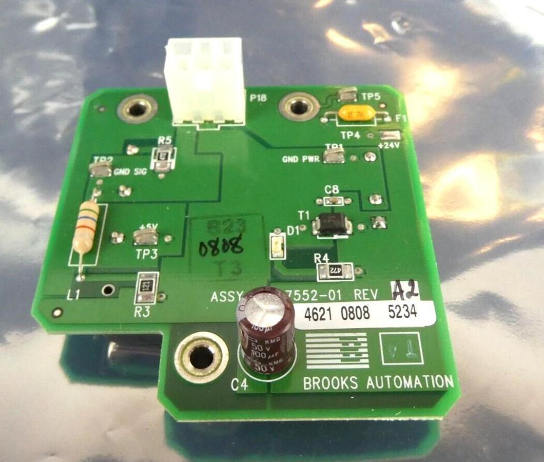 Used Brooks Automation 002-7551-01 Power Supply PCB 002-7552-01 Working Spare