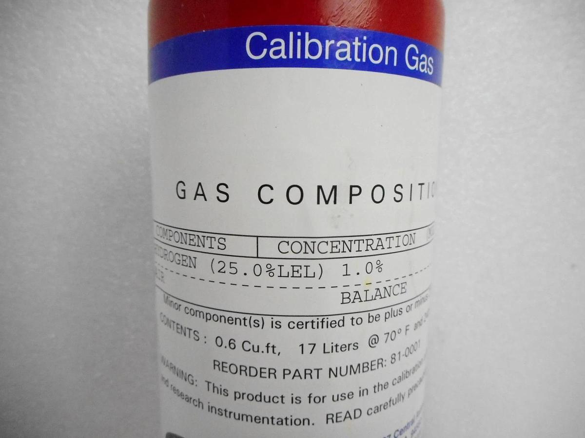 GasTech 81-0221 H2 Gas Calibration Kit ASM 83-107564A06 New