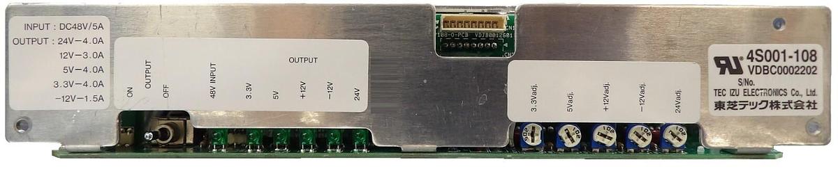 Used Tec Izu Electronics VDBC0002202 Power Supply Card Nikon 4S001-108 NSR Working