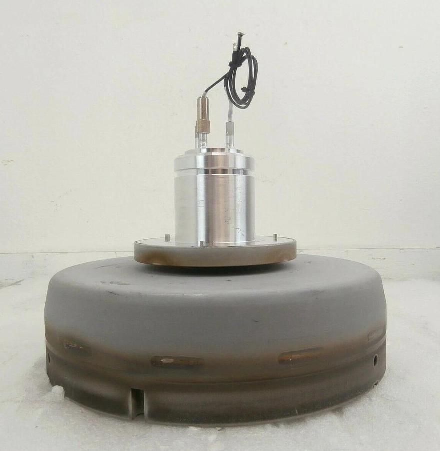 Used Lam Research 02-287781-00 15" Heater Pedestal Assembly Scratched Copper Cu As-Is
