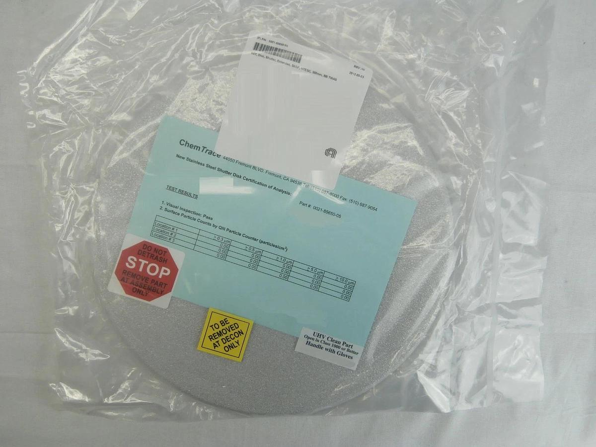 AMAT Applied Materials 0021-85650 300mm SST Shutter Disk SNNF HTESC TiW-ESC New