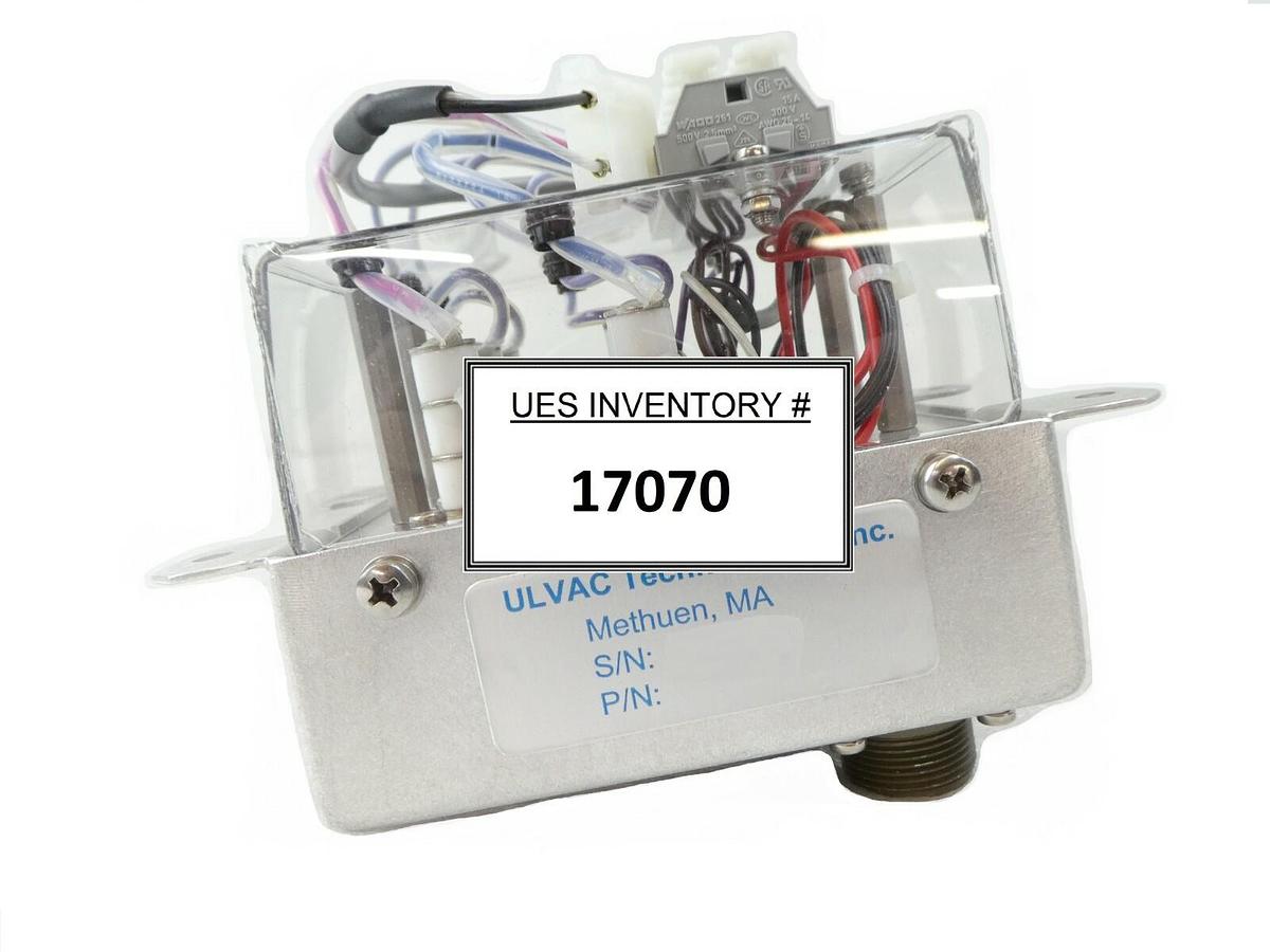 Used Ulvac Technologies High Voltage Relay Interface Assembly Gigavac 3CXS7 Working